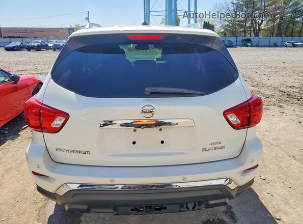 5N1DR2MM8JC664963 2018 NISSAN PATHFINDER White უკანა ხედი