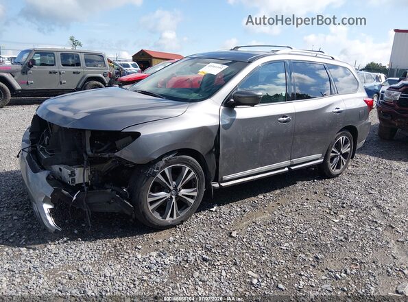 5N1DR2MM8JC666244 2018 NISSAN PATHFINDER Gray Передня ліва чверть