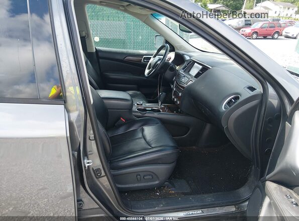 5N1DR2MM8JC666244 2018 NISSAN PATHFINDER Gray Вид салону спереду