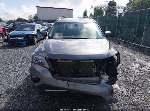 5N1DR2MM8JC666244 2018 NISSAN PATHFINDER Gray Вид задньої частини салону