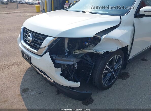 5N1DR2MM8JC667202 2018 NISSAN PATHFINDER White Դիմացի տեսք