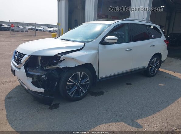 5N1DR2MM8JC667202 2018 NISSAN PATHFINDER White Առջևի ձախ երեք քառորդ տեսարան