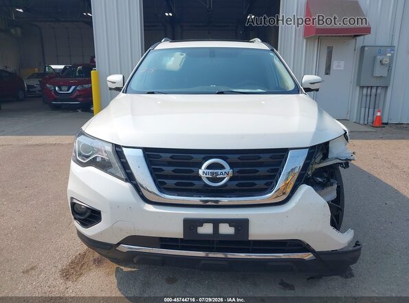 5N1DR2MM8JC667202 2018 NISSAN PATHFINDER White Սարքավորումների վահանակի տեսք
