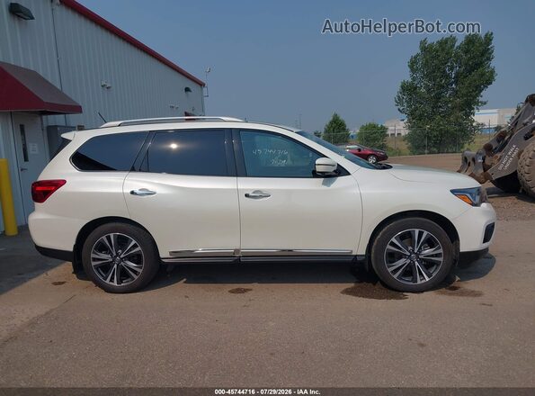 5N1DR2MM8JC667202 2018 NISSAN PATHFINDER White Սալոնի հետևի տեսք