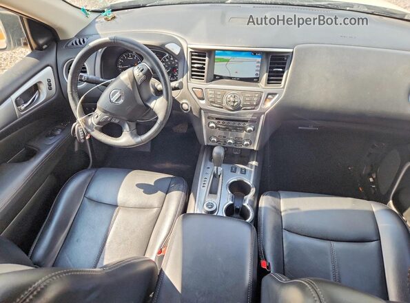 5N1DR2MM8KC615022 2019 NISSAN PATHFINDER White Առջևի վահանակի տեսք