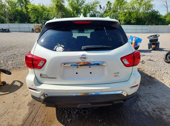 5N1DR2MM8KC615022 2019 NISSAN PATHFINDER White Հետևի տեսք