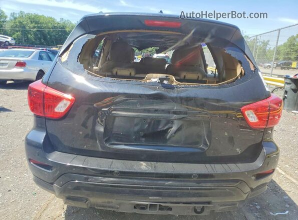 5N1DR2MM9HC601042 2017 NISSAN PATHFINDER Black Вид ззаду