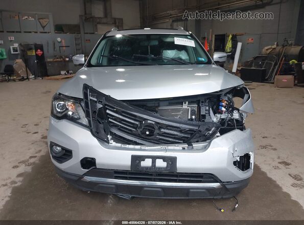 5N1DR2MM9HC614227 2017 NISSAN PATHFINDER Silver Вид ззаду