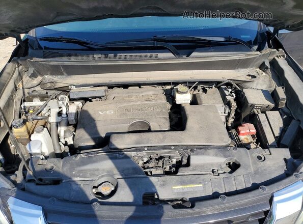 5N1DR2MM9HC618648 2017 NISSAN PATHFINDER Black Vista del compartimento del motor
