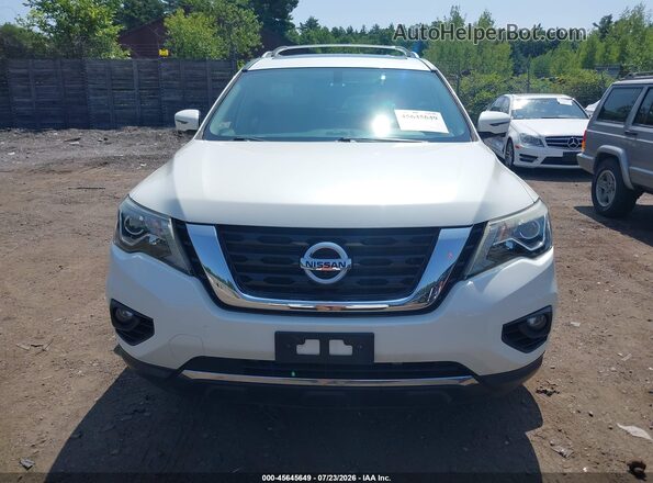 5N1DR2MM9HC626104 2017 NISSAN PATHFINDER White ხელსაწყოთა პანელის ხედი