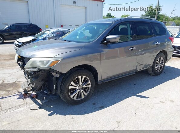 5N1DR2MM9HC638317 2017 NISSAN PATHFINDER Gray Przód lewy