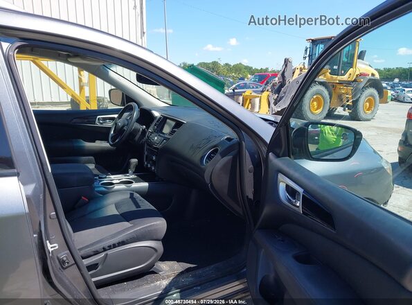 5N1DR2MM9HC638317 2017 NISSAN PATHFINDER Gray Widok wnętrza z przodu