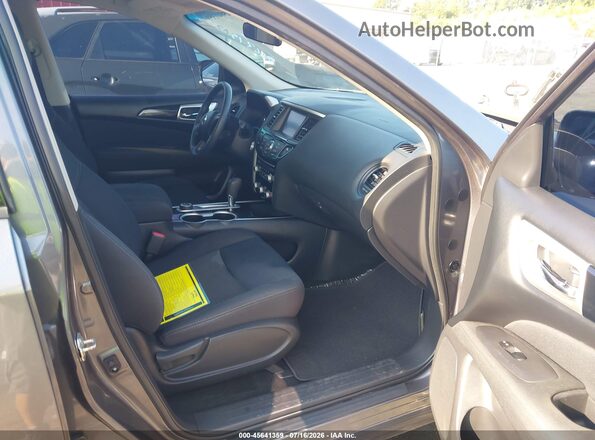 5N1DR2MM9HC694760 2017 NISSAN PATHFINDER Gray წინა სალონის ხედი