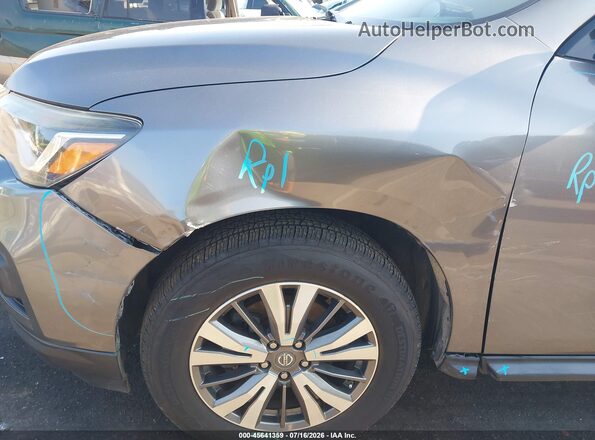 5N1DR2MM9HC694760 2017 NISSAN PATHFINDER Gray წინა ხედი