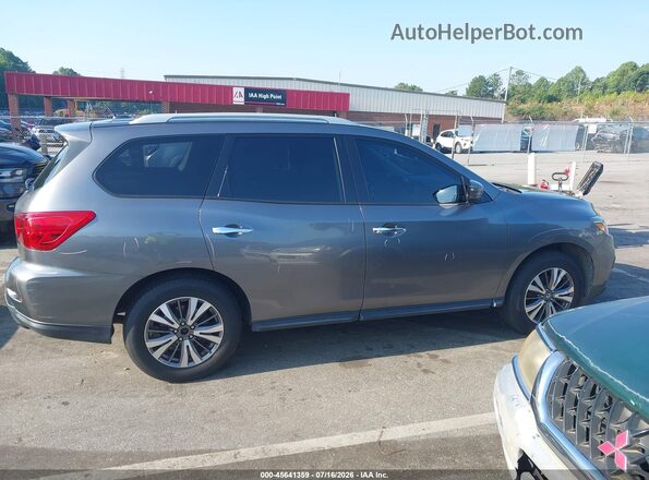 5N1DR2MM9HC694760 2017 NISSAN PATHFINDER Gray უკანა სალონის ხედი