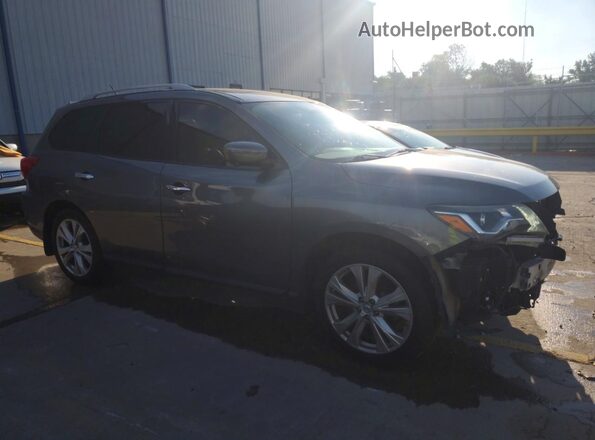 5N1DR2MM9JC604237 2018 NISSAN PATHFINDER Gray წინა მარჯვენა