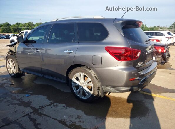 5N1DR2MM9JC604237 2018 NISSAN PATHFINDER Gray უკანა მარცხენა