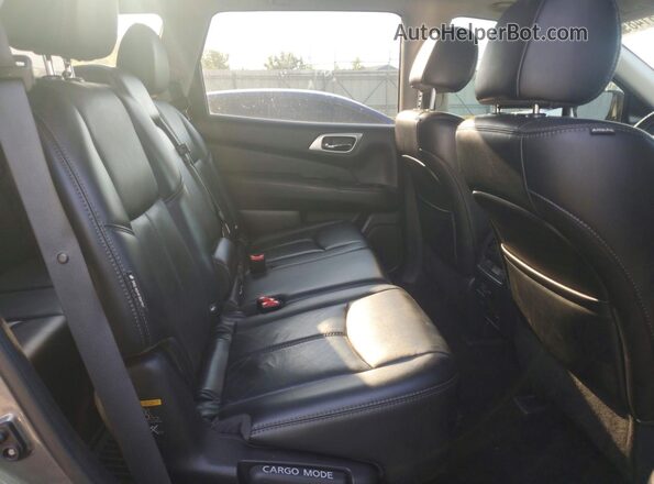 5N1DR2MM9JC604237 2018 NISSAN PATHFINDER Gray უკანა სალონის ხედი