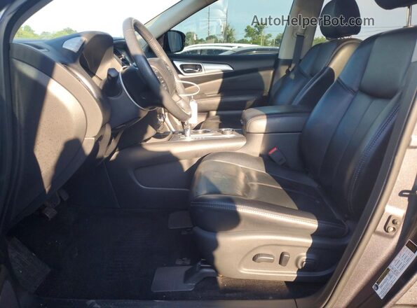 5N1DR2MM9JC604237 2018 NISSAN PATHFINDER Gray წინა სალონის ხედი
