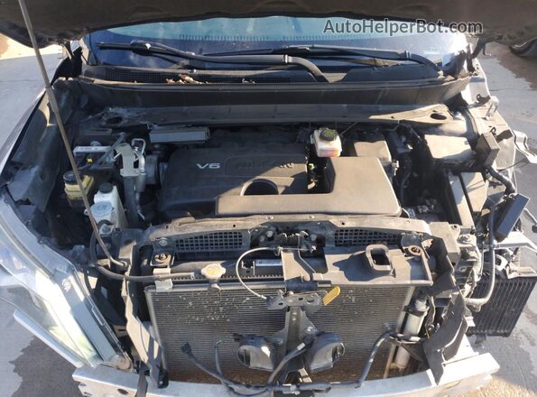 5N1DR2MM9JC604237 2018 NISSAN PATHFINDER Gray ძრავის განყოფილების ხედი