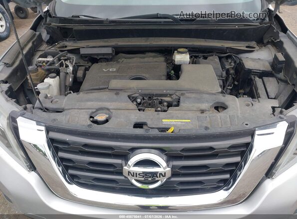 5N1DR2MM9JC610636 2018 NISSAN PATHFINDER Серебряный Вид спереди