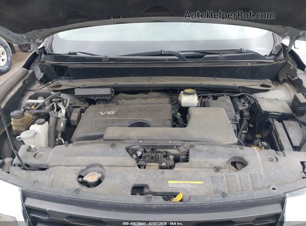 5N1DR2MM9JC610636 2018 NISSAN PATHFINDER Серебряный Вид сзади