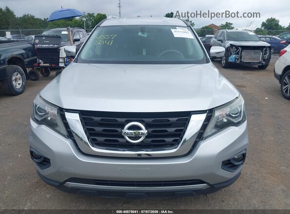 5N1DR2MM9JC610636 2018 NISSAN PATHFINDER Серебряный Вид щитка приборов