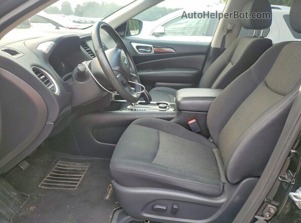 5N1DR2MM9JC630711 2018 NISSAN PATHFINDER Black წინა სალონის ხედი