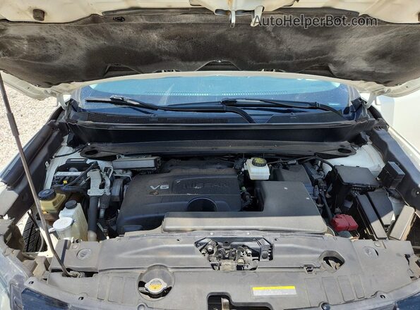 5N1DR2MM9JC631793 2018 NISSAN PATHFINDER White Շարժիչի բաժամունքի տեսք