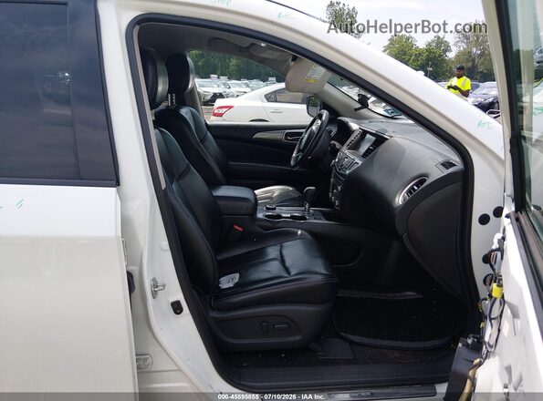 5N1DR2MM9JC638730 2018 NISSAN PATHFINDER White Widok wnętrza z przodu
