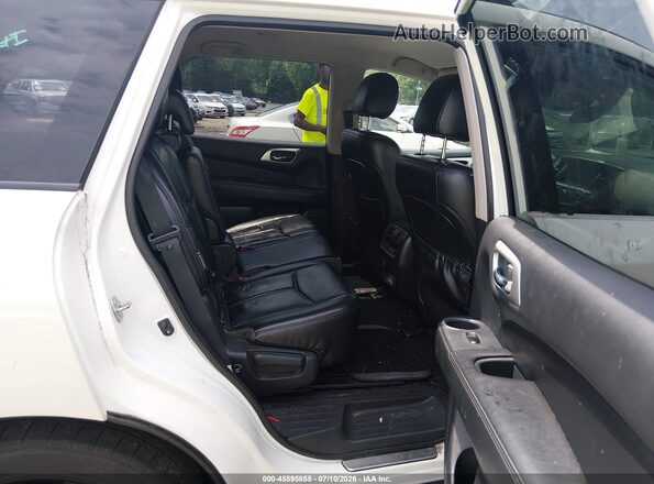 5N1DR2MM9JC638730 2018 NISSAN PATHFINDER White Widok naklejki z numerem VIN