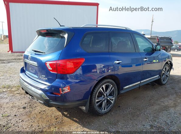 5N1DR2MM9JC644320 2018 NISSAN PATHFINDER Blue Tył prawy
