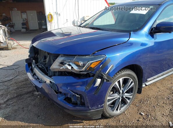 5N1DR2MM9JC644320 2018 NISSAN PATHFINDER Blue Widok z przodu