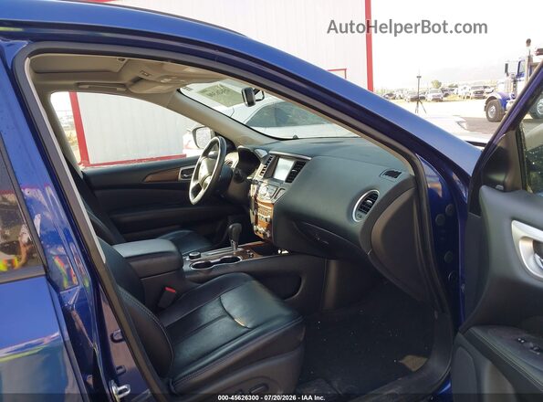 5N1DR2MM9JC644320 2018 NISSAN PATHFINDER Blue Widok wnętrza z przodu