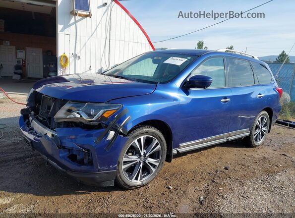 5N1DR2MM9JC644320 2018 NISSAN PATHFINDER Blue Przód lewy