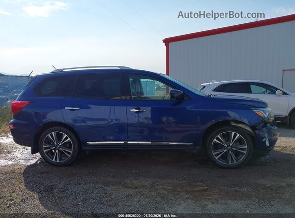 5N1DR2MM9JC644320 2018 NISSAN PATHFINDER Blue Widok wnętrza 360 stopni