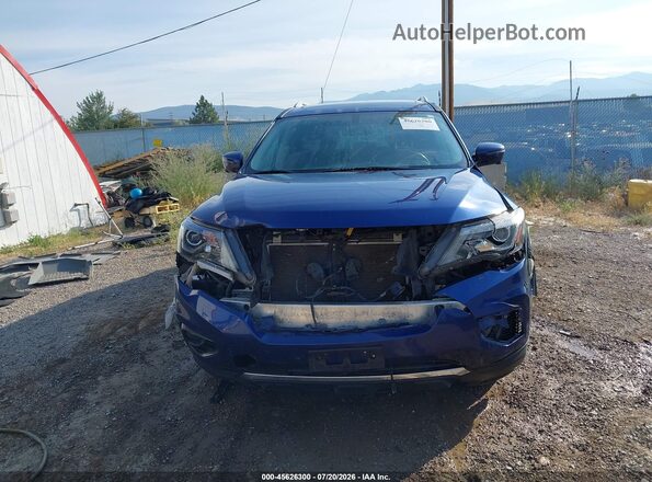 5N1DR2MM9JC644320 2018 NISSAN PATHFINDER Blue Widok wnętrza z tyłu
