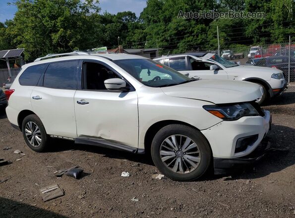 5N1DR2MM9JC654569 2018 NISSAN PATHFINDER White Delantero derecho