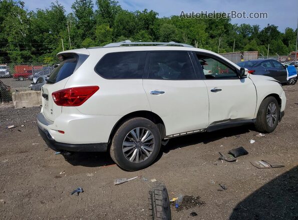 5N1DR2MM9JC654569 2018 NISSAN PATHFINDER White Trasero derecho