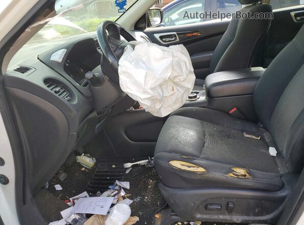 5N1DR2MM9JC654569 2018 NISSAN PATHFINDER White Vista interior delantera