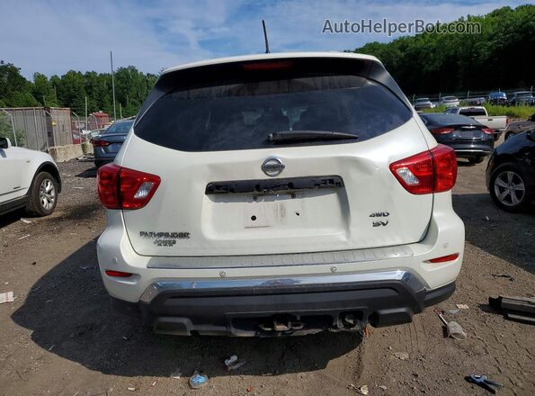 5N1DR2MM9JC654569 2018 NISSAN PATHFINDER White Vista trasera
