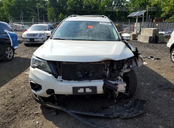 5N1DR2MM9JC654569 2018 NISSAN PATHFINDER White Vista frontal