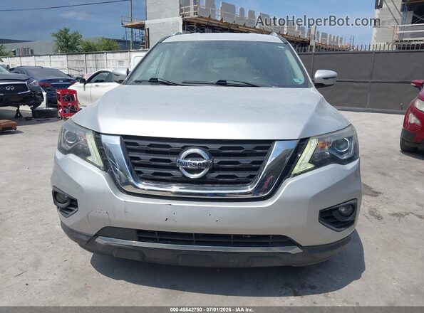 5N1DR2MM9KC597212 2019 NISSAN PATHFINDER Silver Instrument cluster view