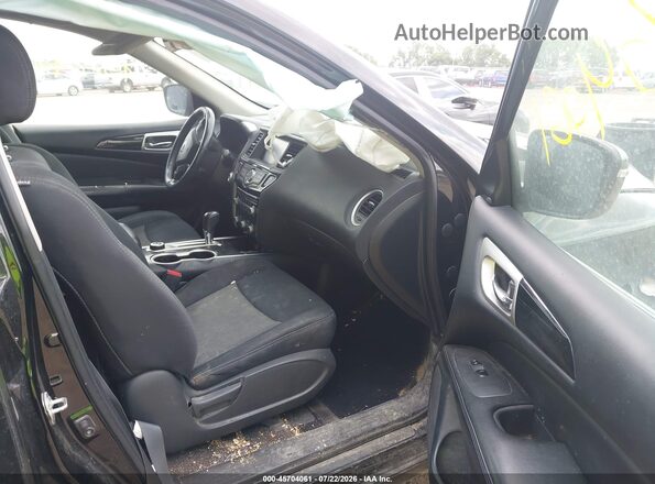 5N1DR2MM9KC598747 2019 NISSAN PATHFINDER Black Вид салону спереду