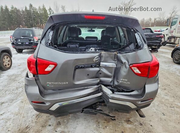 5N1DR2MM9KC622657 2019 NISSAN PATHFINDER Gray Հետևի տեսք