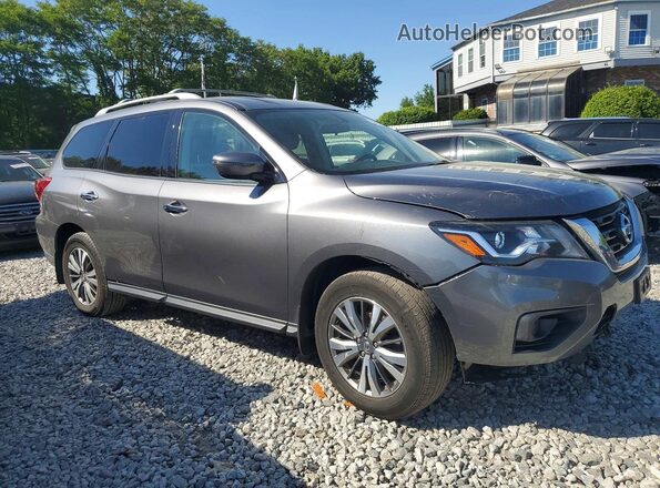 5N1DR2MM9KC641712 2019 NISSAN PATHFINDER Gray Delantero derecho