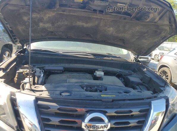 5N1DR2MM9KC641712 2019 NISSAN PATHFINDER Gray Vista del compartimento del motor