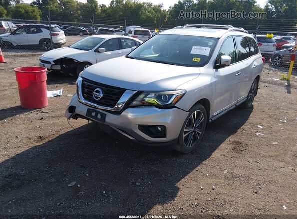 5N1DR2MMXHC631635 2017 NISSAN PATHFINDER Silver Передня ліва чверть