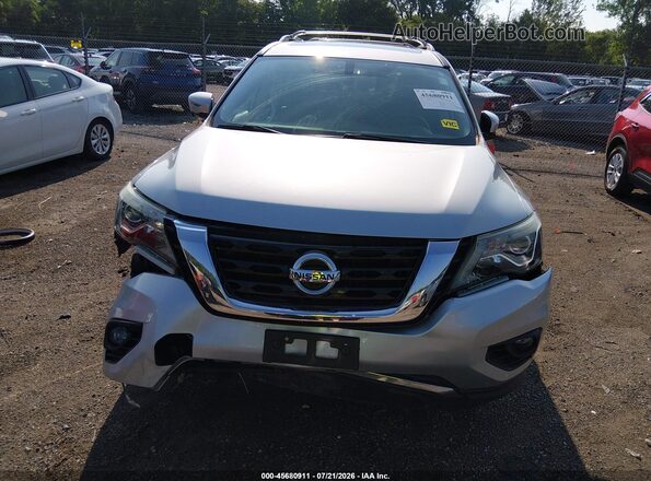 5N1DR2MMXHC631635 2017 NISSAN PATHFINDER Silver Вид щитка приладів