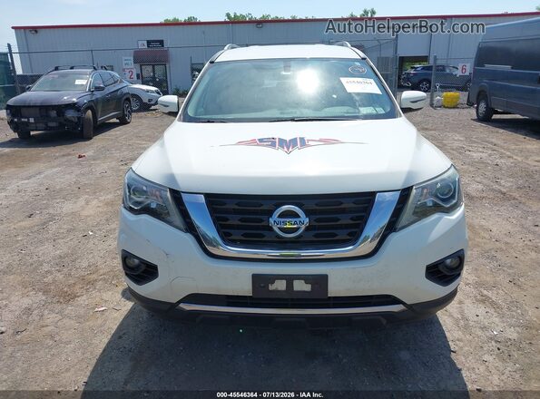 5N1DR2MMXHC638679 2017 NISSAN PATHFINDER White Вид щитка приладів